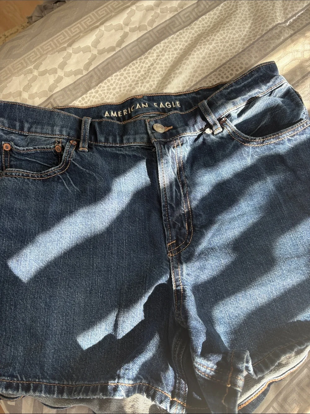 American Eagle Dark Wash Denim Shorts